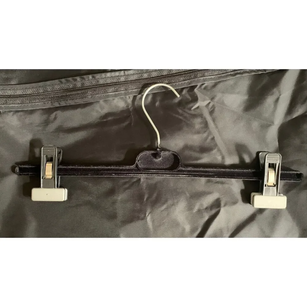 CHANEL Velvet Hanger & NEW Nylon Garment Cover BAG LOGO LOT